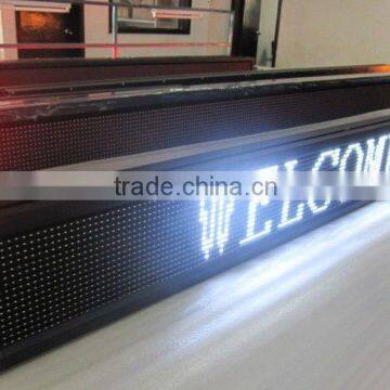 High Brightness Semi-outdoor Single Color Led Message Display photo-2