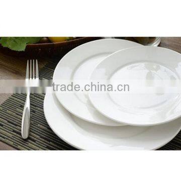 Shenzhen Factory Wholesale Cheap Plain Ceramic White Dinner Plate photo-3
