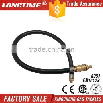 CSA approved 5/16" gas hose with quick on connection