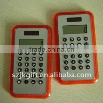 transparent solar calculator for promotion gift