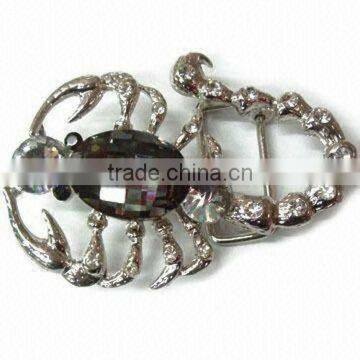 Decorative handbag clasp scorpion belt buckles