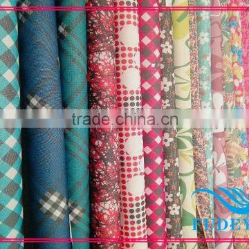 Printed fabric with pvc coated waterproof bag fabric