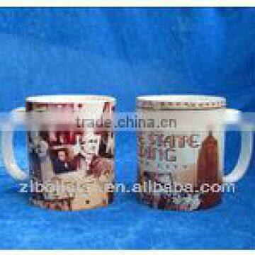 11oz Ceramic Straight Sublimation Coated Mug for Heat Transfer Printing