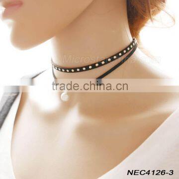 2016 Fashion Trend Sexy Lace Necklace Elegant Black Velvet Choker Quality Choice photo-3