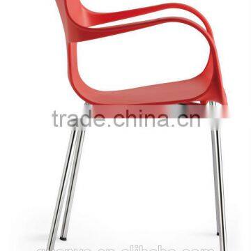 wholesale chrome metal leg famous designers PP dining chairs