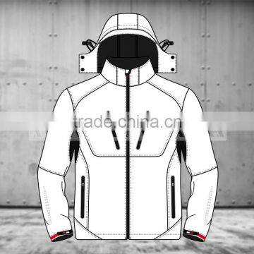 Painters hooded softshell jacket