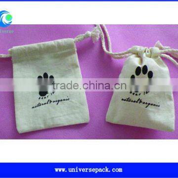 wholesale cotton pouches with custom logo