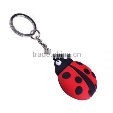 custom design soft silicone key chain screw