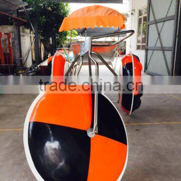 Padel Boat/Water Bicycle/ Water Pedicab /Leisure Boat/Fiberglass Boats photo-5