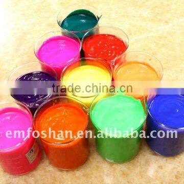 (YIMEI)yellow Organic Pigment Paste for Textile Printing,mix Thickener,binder