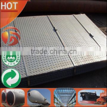 Checkered Check Chequered steel plate Mild tear drop steel plate 14mm thick ASTM A36