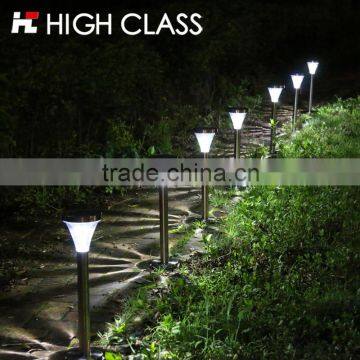 Outdoor Waterproof Stainless Steel PMMA Garden Lamp Sensor LED Solar Lawn Light photo-2