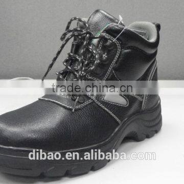 Good quality cheap action leather nubuck leather rubber outsole safety shoes china supplier