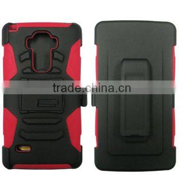 New Product PC TPU Rugged Belt Heavy Duty Case For LG Stylo LS770