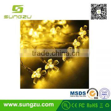 2016 Christmas Holiday Party Wedding Outdoor Decoration Indoor Bettery Solar Lotus Plastic Flower Fairy String Led Lights Quality Choice photo-6