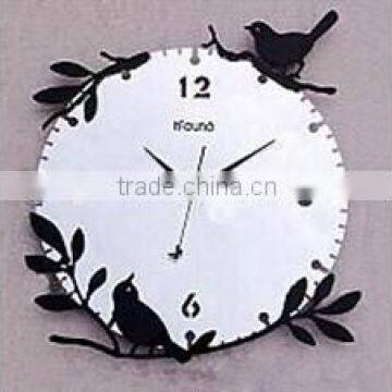 Bird dial design decoration wall clock for kid