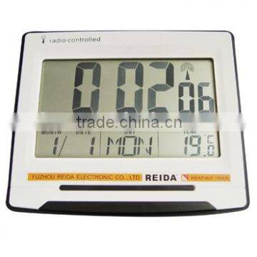 radio controlled lcd clock