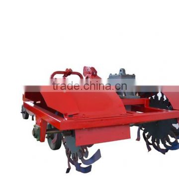 potato soil covering farm machine for irrigating