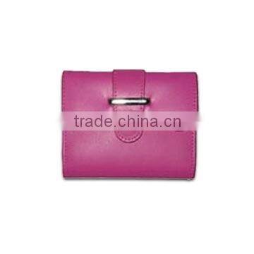 Coin Purse with Magnetic Button, Made of PVC or PU or Leather, Measures 4-1/4 x 3-3/4 Inches