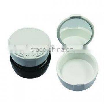 dental retainer box with mirror