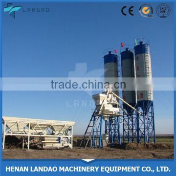 HZS35 concrete mixing station stationary concrete batching plant