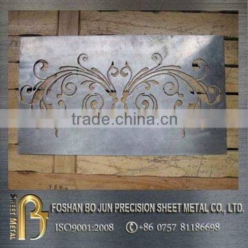 2016 sheet metal fabrication customized laser cutting steel decorative metal work