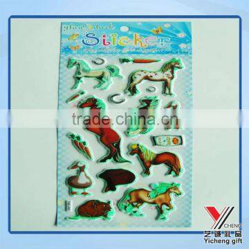 Horse colored Fluorescence sticker