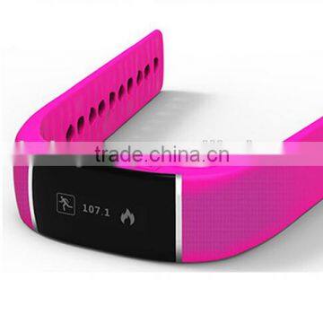 0.91 Inch OLED Screen Anti-lost E-band S55 IP67 Waterproof Watch Wristband Bluetooth Smart Bracelet Sync for Smartphone