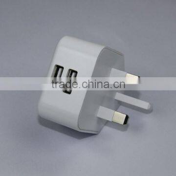 CE,ROHS,REACH Approved Portable UK Wall Charger, ODM/OEM Quick Deliver Power Sockets With Smart IC