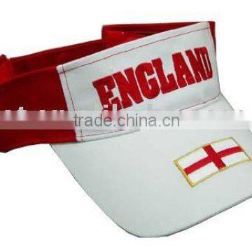 sun visor with logo