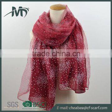 Spring Digital Print Silk Scarf Women Tube Polyster Scarf photo-2