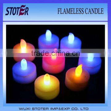 Hot Sale Courlorful Flameless Tea Light Candle photo-2