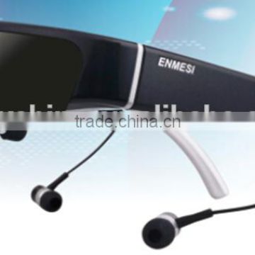 New !! 2016 hot sale products 3d smart glasses 3d mobile theater, mini pc android tv dongle Android4.4 TFT LCD USB flash drive