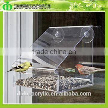 DDT-R029 Trade Assurance Cheap Bird Feeder Acrylic