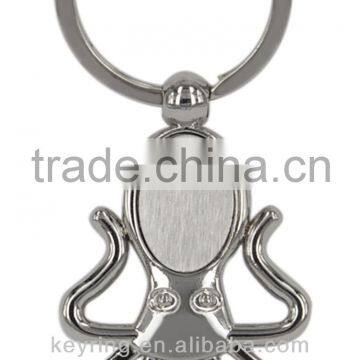 2014 new style wholesale blank keychain metal for promotion