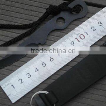 OEM Outdoor Multifunctional Fixed Blade Knife With Whistle photo-4