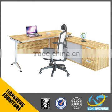 office manager table design office desk with side return office workstation with alloy base