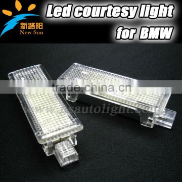 New design 7000K LED Car door light courtesy light welcome lamp fit for bmw E60 E61 E65 E66 E67 E68 E90 E92 E93 No O.B.C Error