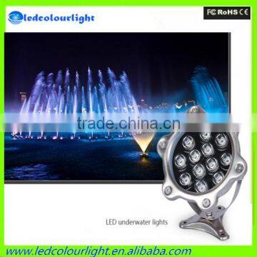 DMX control IP68 stainless steel 304 RGB fountains light led underwater light