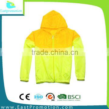 POLYESTER LIGHTWEIGHT WATERPROOF WINDBREAKER JACKET