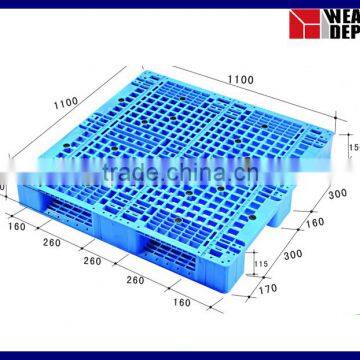 WDM-1111WCH6 Plastic Shipping Pallet with 6 Iron Bars Inside