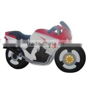 PVC inflatable motorcycle for advertising