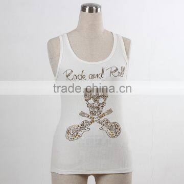 F5S15096 Women Printed Design Tank Top Fitness