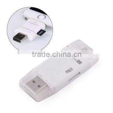 TF Memory Stick USB Card Reader for iPhone 66s 5 5s 5c External Memory i-FlashDevice HD USB Adapter