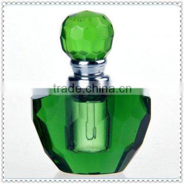 Charming Optical Crystal Green Oil Bottle For Table Decoration