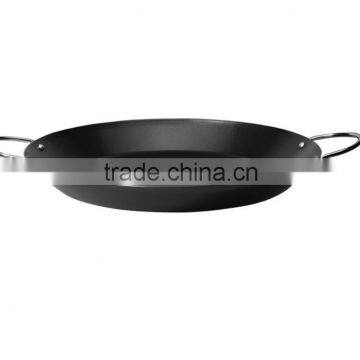 Carbon steel non-stick smooth paella pan Amc cookware price