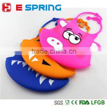 Customsized Logo Washable Waterproof Adjustable Silicone Baby Bibs