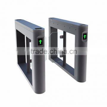 2016 Dubai Hot Selling Waist Height Retractable Access Control Flap Turnstile Gate with Leading Technology