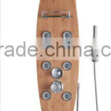 cheap Bathroom Wood Bamboo Massage Shower Panel LN-B112
