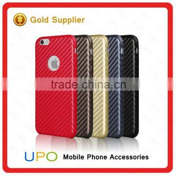 [UPO] Luxury Ultra Thin Slim Carbon Fiber PU Leather Back Cover Phone Case for IPhone 6s photo-6